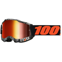 Offroad Goggles 100% Accuri 2 Geospace - Mirror Red Lens