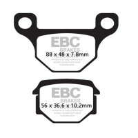 Pastillas de freno Derbi Senda 125 / Rieju MRT 50 / Marathon 125 EBC - orgánicas